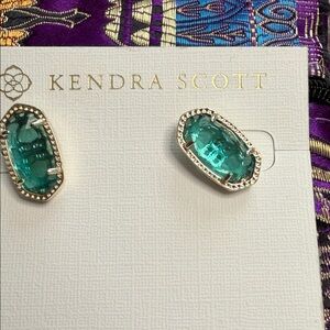 Kendra Scott Mini Teal Earrings